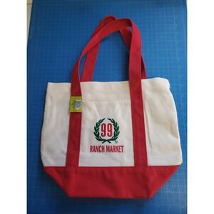 Authentic 99 Ranch Mini Canvas Tote Red